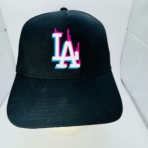LOOPER LA ADJUSTABLE SNAPBACK BASEBALL HAT/CAP BLACK, DODGERS/LOS ANGELES/SPORTS